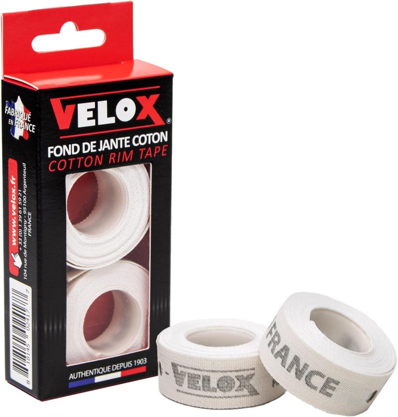 Velox Rim Tape, White, 16mm x 2m (2-Pack) - Image 1
